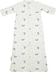 Meyco baby slaapzak winter moon - afritsbare mouwen - indigo - 90cm - winterslaapzak