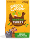Edgard cooper adult hondenbrokken voor medium honden, biologische kalkoen kip 2.5kg, biorecept met vers vlees vol eiwitten, met natuurlijke ingrediënten