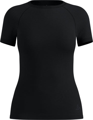 Odlo performance x-light base layer met korte mouwen - vrouwen - zwart - m