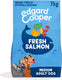 Edgard cooper adult hondenbrokken voor medium honden, verse zalm, 7kg, hypoallergeen recept met natuurlijke ingrediënten, perfecte vezelbalans