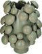 Hd collection vaas aardewerk groen 30,5x29,5x40,5cm