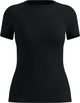 Odlo performance x-light base layer met korte mouwen - vrouwen - zwart - m