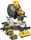 Dewalt dcs781x2-qw 54v xr flexvolt afkort- verstekzaag | 305mm | 2x 9.0ah accu + snellader - dcs781x2-qw