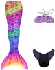 Kuaki zeemeerminstaart - set rainbow - m - 14 jaar m