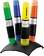 Stabilo tekstmarker luminator 2 - 5 mm kleurenassortiment schuine punt 4 stuks