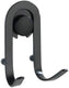 Wenko wandhaak dubbel classic plus black mat zwart, 2 stuks - handdoekhaakjes