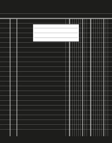 Kangaro boekhoudschrift - 210x165mm - 70gr chloorvrij papier - zwart