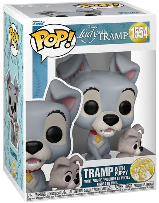 Funko susi strolch tramp with puppy vinylfiguur 1554 unisex pop! - meerkleurig - standard