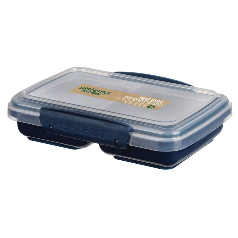 Afbeelding laden in galerijviewer, Sistema snack meeneem doos 2 vakken 350 ml assorti blauw lichtblauw
