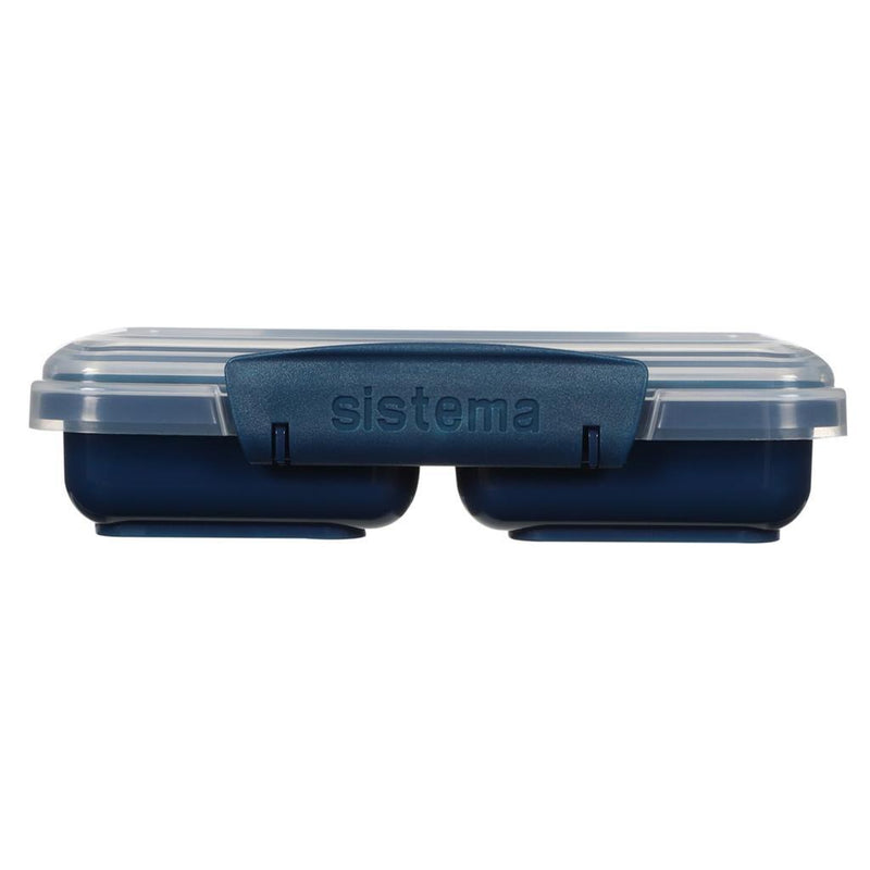 Afbeelding laden in galerijviewer, Sistema snack meeneem doos 2 vakken 350 ml assorti blauw lichtblauw
