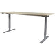 Zit-sta-bureau schaffenburg lectro basic 180x180 eiken