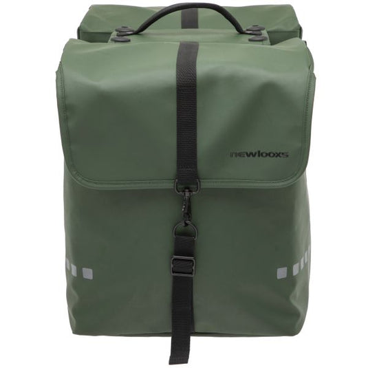 New Looxs Odense Dubbele Fietstas - Groen - 39L