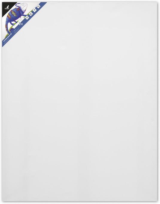 Kangaro - schildersdoek - 3d - 70x90cm - 380grams - 100% katoen - 3 lagen gesso primer - met 8 houten wiggen - 2 stuks