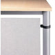 Bach achterwand hammerer vhr18 s aluminium 175x35cm zilver