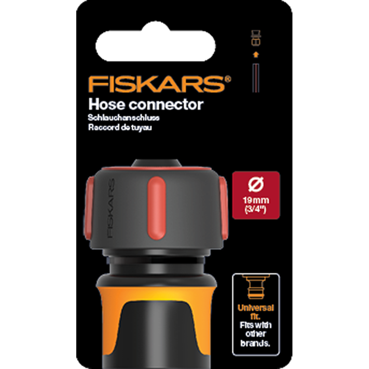 Afbeelding laden in galerijviewer, Fiskars 1067663 - slangkoppeling 19mm | 8 stuks
