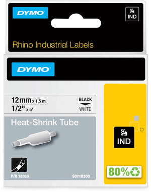 Imp heat krkous dymo rhino 18055 12mmx1.5m wit