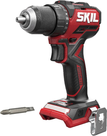 Skil borstelloze accuboormachine - 20v - boormachine - 2 snelheden - schroeven boren - zonder accu oplader