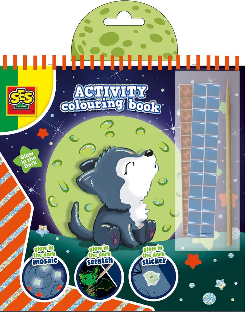 Afbeelding laden in galerijviewer, Ses doe kleurboek glow in the dark 3in1
