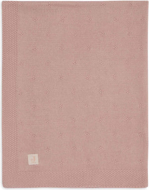 Jollein deken wieg 75x100cm cosy knit wild rose