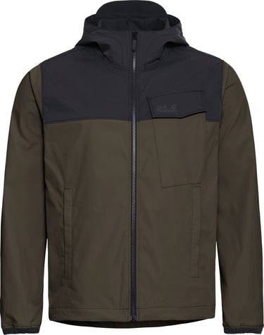 Jack wolfskin mahani jkt m heren outdoorjas-obsidian moss