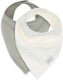Jollein baby slab bandana - hydrofiel - slabbetjes baby - 2 stuks - olive green oatmeal