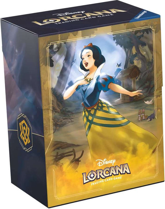 Disney lorcana tcg - ursula's return - snow white 80-card deck box