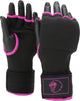 Super pro combat gear binnenhandschoenen met bandage zwart roze extra extra small xxs