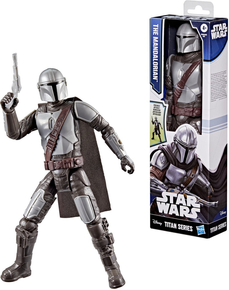 Afbeelding laden in galerijviewer, Hasbro marvel star wars titan series mandalorian speelfiguur
