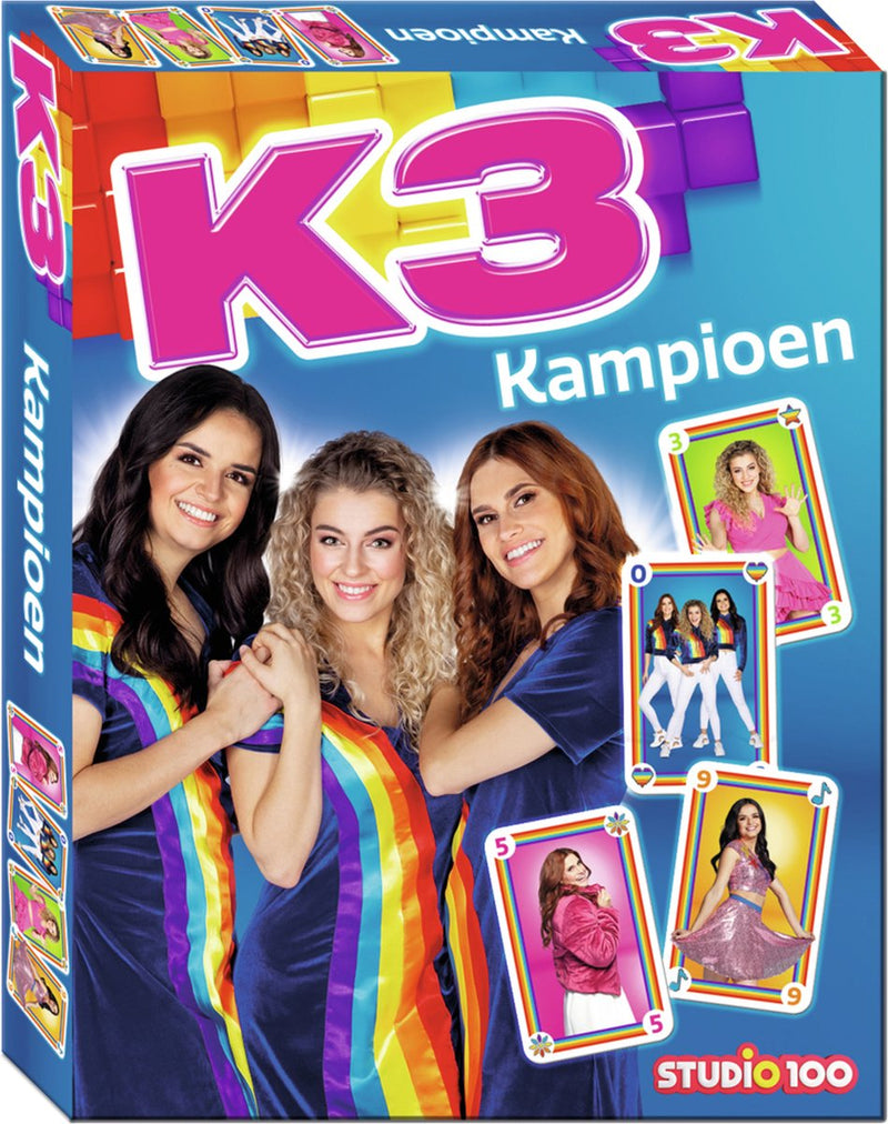 Afbeelding laden in galerijviewer, K3 kaartspel - kampioen - met 55 kaarten
