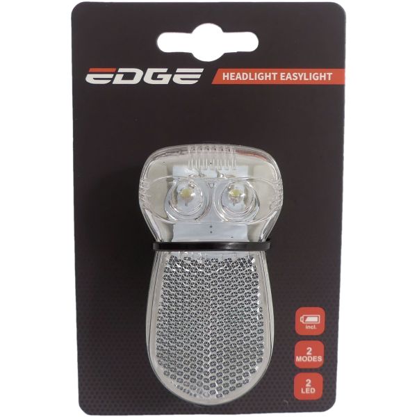 Afbeelding laden in galerijviewer, Edge koplamp easylight - 2 leds - inclusief batterij (op kaart)
