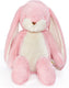 Bunnies by the bay floppy nibble konijn - knuffeldier - knuffel voor kinderen - geborduurde details - koraalroze - 52 cm