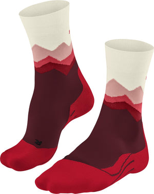 Falke tk2 anti-blaar dik wol functioneel materiaal wandelsokken dames rood - maat 35-36 35 36