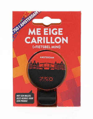 Nietverkeerd fietsbel mirage - amsterdam 750 - silhouet mokum