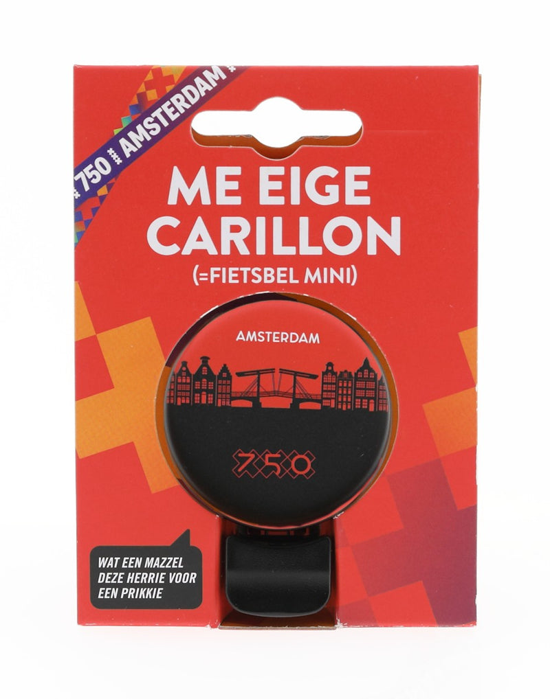 Afbeelding laden in galerijviewer, Nietverkeerd fietsbel mirage - amsterdam 750 - silhouet mokum
