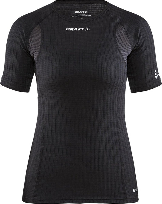 Craft active extreme x rn ss w dames thermoshirt - zwart