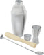 Point-virgule cocktailset - 4-delig - met barlepel, maatje, stamper cobbler shaker