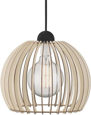 Nordlux chino 30-hanglamp-e27-blank hout