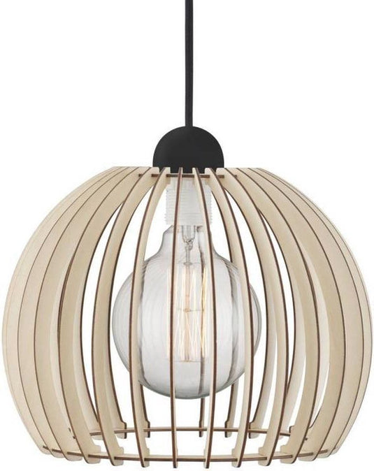 Nordlux chino 30-hanglamp-e27-blank hout