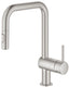 Grohe minta keukenkraan - met uittrekbare handdouche - 2 straalsoorten - rvs (supersteel)
