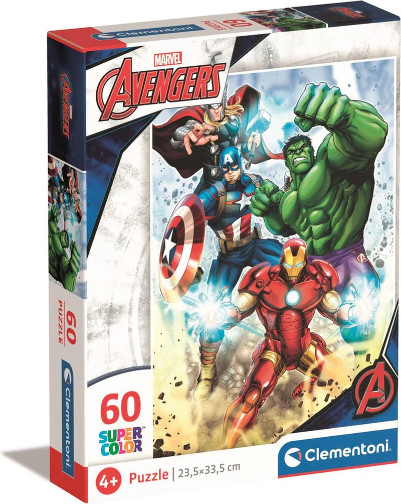 Afbeelding laden in galerijviewer, Clementoni legpuzzel super color marvel avengers, 60st.
