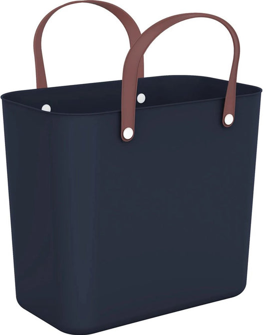 Rotho | duurzame - sustainable multibag | albula 25l | gemaakt van ocean bound plastic | donker blauw