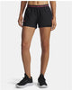 Under armour tech play up 2in1 shorts-blk dames sportbroek - zwart - super roze