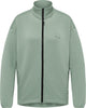 Jack wolfskin mogari fleecejack dames - dames lange rits fleece - green zinnia