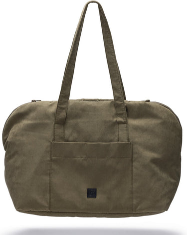 Designed by lotte bundu draagtas hond - hondentas - voor kleine honden - stevige bodem - groen - 48x23x33 cm