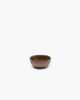 Serax surface by sergio herman kom - small - ø9cm x h4cm - grijs en rusty brown - 4 stuks