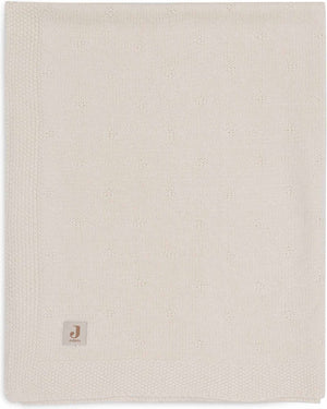 Jollein deken ledikant 100x150cm cosy knit ivory