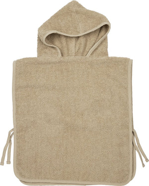 Meyco baby uni badponcho - badstof - sand - 1-3 jaar