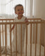 Lodger hopper - baby zomerslaapzak - hydrofiel - paars - 98cm - 0.3 tog - biologisch katoen