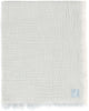 Jollein deken wieg jersey 75x100cm - fringe stripe sea green ivory - gots