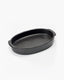 Serax - pascale naessens pure - ovale oven-serveerschaal l - zwart -